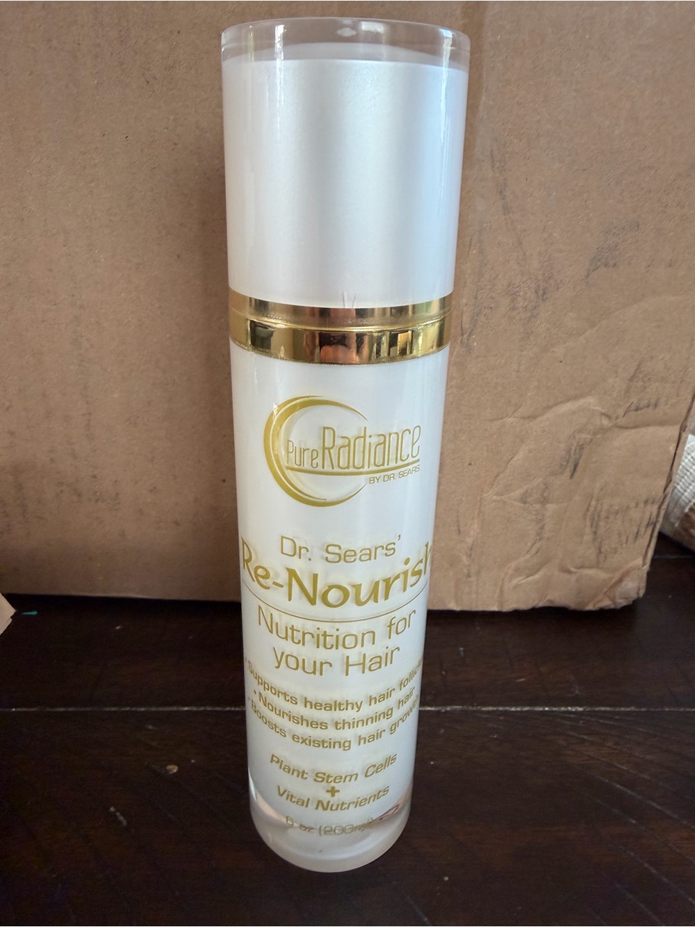 Pure Radiance Re-Nourish Nutrition For Hair Growth Dr Sears 6 oz NEW Sealed